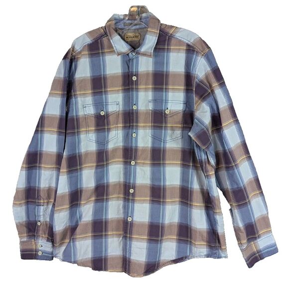 Tommy Bahama Shirt Make Life One Long Weekend Window Pane Preppy ButtonUp Mens L - Picture 1 of 9